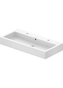 Duravit Waschtisch Vero 0454100026 100 x 47 cm, weiss, geschliffen, mit 2 Hahnlöchern