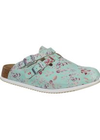 Birkenstock, Damen, Sandalen, Kay SL Birko-Flor schmal, Grün, (39)