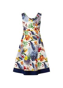 Apart Fashion, Damen, Kleider, Einschulter-Kleid mit gekräuseltem Chiffonrock und drapiertem Oberteil, Blau, (34)