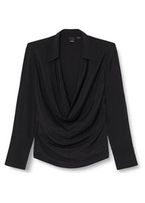 Pinko, Damen, Blusen, Bonadea Bluse Chiffon, Schwarz, (44)