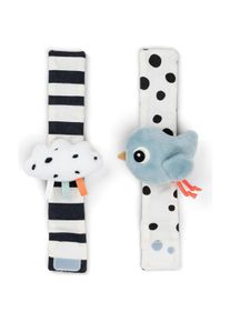 Done by Deer, Babyrassel, Rasseln & Greiflinge Rasselarmband 2er Pack - Happy Clouds -
