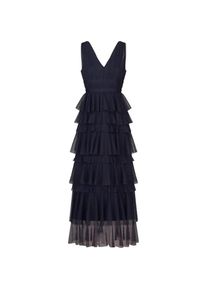 Apart Fashion, Damen, Kleider, Abendkleid mit Jerseyfutter, Blau, (36)