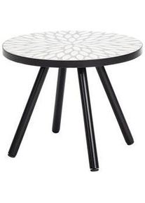 Domoletti, Gartentisch + Balkontisch, Outdoor Table Black/Grey (50 cm)