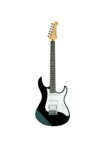 Yamaha PAC112J 6-saitige E-Gitarre Schwarz (E-Gitarre, Ahorn, Erle, Walnuss), Gitarre, Schwarz
