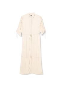 Pinko, Kleider, Dames Belfagor Twill-jurk Viscose Casual Avondjurk, (M)