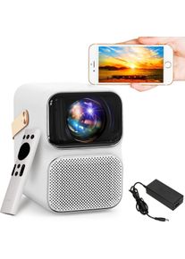 Wanbo T6 Max (Full HD, 650 lm, 1.5 - 3:1), Beamer, Schwarz, Weiss