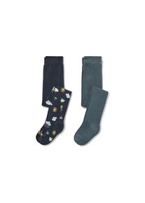 Tchibo - 2 Kleinkind-Strumpfhosen - Unisex - Gr. 86/92 - dunkelblau