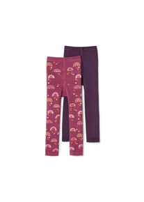Tchibo - 2 Kinder-Thermoleggings - Baby - Gr. 86/92 - mehrfarbig