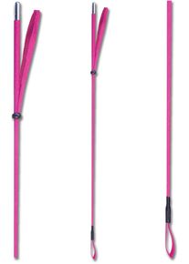 Waldhausen Reitgerte mit Metallkappe, pink, 90cm