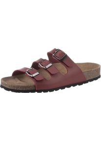 Bio Time Damen Pantolette in schlanker Weite F bordeaux Größe 41
