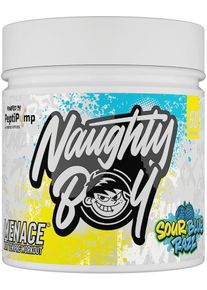 Naughty Boy Menace V2 Pre-Workout, 420 g Dose, Sour Blue Razz