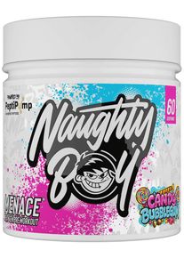 Naughty Boy Menace V2 Pre-Workout, 420 g Dose, Candy Bubblegum