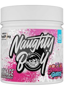 Naughty Boy Menace V2 Pre-Workout, 420 g Dose, Strawberry Sweets