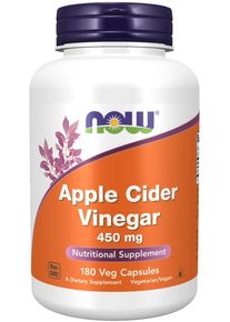 Now Foods Apple Cider Vinegar 450mg, 180 caps