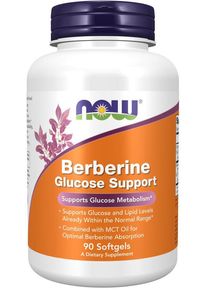 Now Foods Berberine Glucose Support, 90 Softgels
