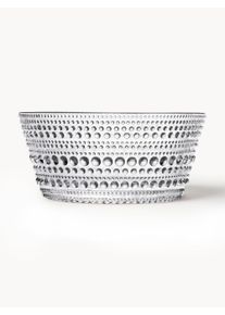iittala Glass Dip Bowl Kastehelmi Transparent Glass Ø 11 x H 5 cm