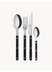 Sabre Paris Bestiksæt Bistrot i rustfrit stål, fås i forskellige størrelser Sort Rustfrit stål 1 person (sæt af 4)