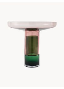 POLSPOTTEN Soda-lime Vase Formy, H 36 cm Grøn, Rosa, Rosa Glas Ø 40 x H 36 cm