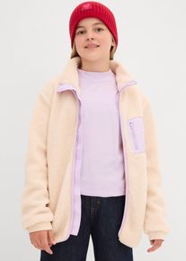 bonprix Chaqueta polar, beige, 164/170
