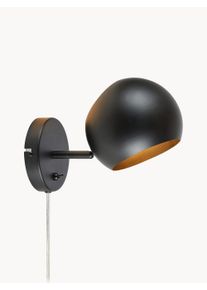 Markslöjd Markslöjd Kinkiet wtynkowy Edgar Czarny Metal S 24 x W 14 cm