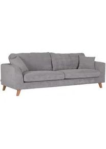Mid.you Bigsofa , Grau , Textil , Buche , massiv , 240x63x90 cm , Stoffauswahl , Wohnzimmer, Sofas & Couches, Sofas, Textilsofas