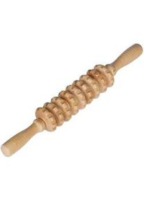 Relaxdays Massageroller , Hellbraun , Holz , 38x5x5 cm , Freizeit, Wellness, Körperpflege, Wohlfühlprodukte