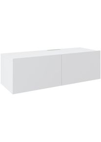 Hom&acute;in Hom`in Lowboard, Wei&szlig;, Holzwerkstoff, 120x36.7x45 cm, Typenauswahl, h&auml;ngend, in verschiedenen Gr&ouml;&szlig;en erh&auml;ltlich, Wohnzimmer, TV M&ouml;bel, Lowboards, Lowboards h&auml;ngend