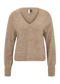 Vero Moda Petite Pull-over 'VMLEFILE' Femme beige taille L