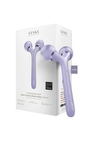 GESKE - SmartAppGuided Sonic Facial & Body Roller | 4 in 1 Dermaroller viso 1 pieces unisex