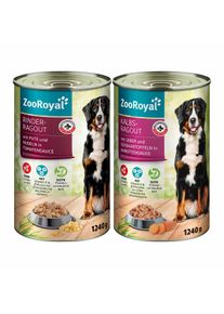 ZooRoyal Ragout Mixpaket Rind & Kalb 6x1240g