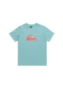 Quiksilver, Herren, T-Shirt &raquo;Comp Logo&laquo;, Marine Blue, 12(148-156cm), Marine Blue, Stoff: Baumwoll-Jersey-Stoff [160 g/m2]