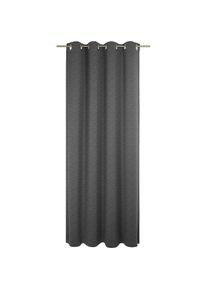 WIRTH, Vorhang &raquo;Trondheim B&laquo; &Ouml;sen 1 Stk. tlg. nach Ma&szlig;, grau, Chenille, Polyacryl, 405 cm, grau