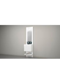 Inosign, Schuhschrank &raquo;Kompakt&laquo; 1 Stk. tlg. H&ouml;he ca, 190 cm, wei&szlig;, wei&szlig;, Mit 1 hochglanz T&uuml;r