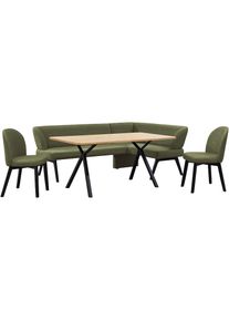 Home Affaire, Unisex, Eckbankgruppe &raquo;Aretha Essecke, Sitzgruppe, Eckbank, K&uuml;chenbank&laquo; Set, 4er, 4 Stk. tlg. Esszimmer Sitzgruppe, Tisch, St&uuml;hle und 