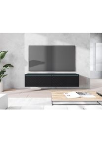 Inosign, Damen, Lowboard &raquo;wahlweise mit oder ohne Beleuchtung&laquo; 1 Stk. tlg. 140 cm TV-Board ohne Griffe, mit viel Stauraum, stehend und h&auml;ngend, 