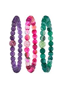 Lady , Damen , Armband , bunt + bunt