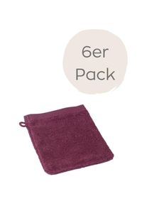 WEWO-Fashion Wewo fashion , Waschhandschuh »9517W« saugstark , mauve , Obermaterial: 100% Baumwolle
