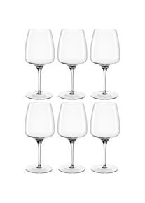 Leonardo, Weinglas &raquo;Rotweinglas CESTI, 500 ml, 6er-Set&laquo; sp&uuml;lmaschinengeeignet, transparent, Kristallglas, &Oslash; 9 cm x 20 cm, transparent