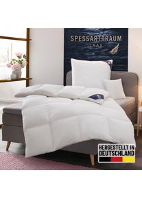 Spessarttraum, Daunenbettdecke &raquo;Laax Bettdecke 135x200, 155x220 cm und viele weitere Gr&ouml;&szlig;en&laquo; polarwarm F&uuml;llung 100Daunen 1 Stk. tlg. Bettdecken 