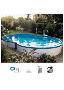 my POOL BWT, Achtformpool &raquo;MONTANA&laquo; in verschiedenen Gr&ouml;&szlig;en erh&auml;ltlich, wei&szlig;, &Oslash;/B/H/L: Breite 300 cm x H&ouml;he 120 cm x L&auml;nge 470 cm, wei&szlig;