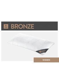 Spessarttraum, Baumwollkissen &raquo;Bronze&laquo; 1 Stk. tlg. hergestellt in Deutschland, allergikerfreundlich, wei&szlig;, Kopfkissen Bezug: 100% Baumwolle. 