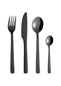 aida RAW, Besteck-Set &raquo;RAW&laquo; PVD-beschichtet, black, Edelstahl, 16 Stk., black