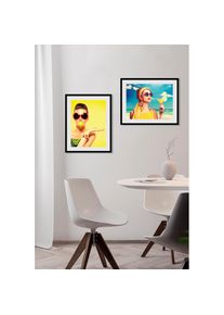 queence , Bild »citruspower« Art Bilder von Frauen Fashion Frau Kunst Magazincover Mode 1 Stk. tlg. HD Premium Poster-Druck inkl....