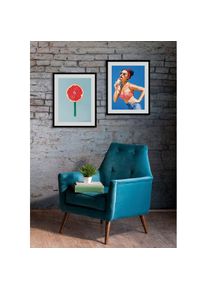 queence , Bild »Daniela« Art Bilder von Frauen Fashion Frau Kunst Magazincover Mode Süßigkeiten 1 Stk. tlg. HD Premium Poster-Druck...