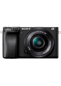 Sony , Kompaktkamera »Alpha 6400 + 16-50mm Objektiv«, 24,2, Bluetooth , schwarz , TEILEN SIE IHRE AUFNAHMEN: Einfaches Übertragen auf Ihre...