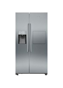 Siemens , Side-by-Side iQ500 »KA93GAIDP« 178,7 cm hoch 90,8 cm breit , Gebürsteter Stahl AntiFingerprint