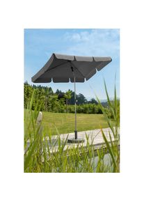 Schneider Schirme, Rechteckschirm &raquo;Locarno&laquo; abknickbar, ohne Schirmst&auml;nder, anthrazit, Obermaterial: 100% Polyester, anthrazit