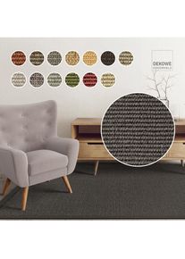 Dekowe, Sisalteppich &raquo;Mara S2 mit Bord&uuml;re&laquo; rechteckig 5 mm H&ouml;he Flachgewebe, Material: 100% Sisal, Wohnzimmer, Kundenliebling, grau, Sisal, B : 240 cm