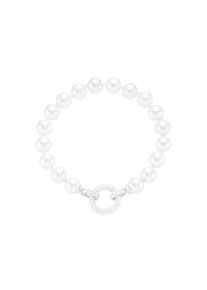 Lady , Damen , Armband , weiß + weiß