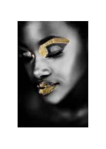 queence , Acrylglasbild »Chepre« Bilder von Frauen Fashion Frau Gemälde Magazincover Mode Modern 1 Stk. tlg. von Hand eingearbeitete...